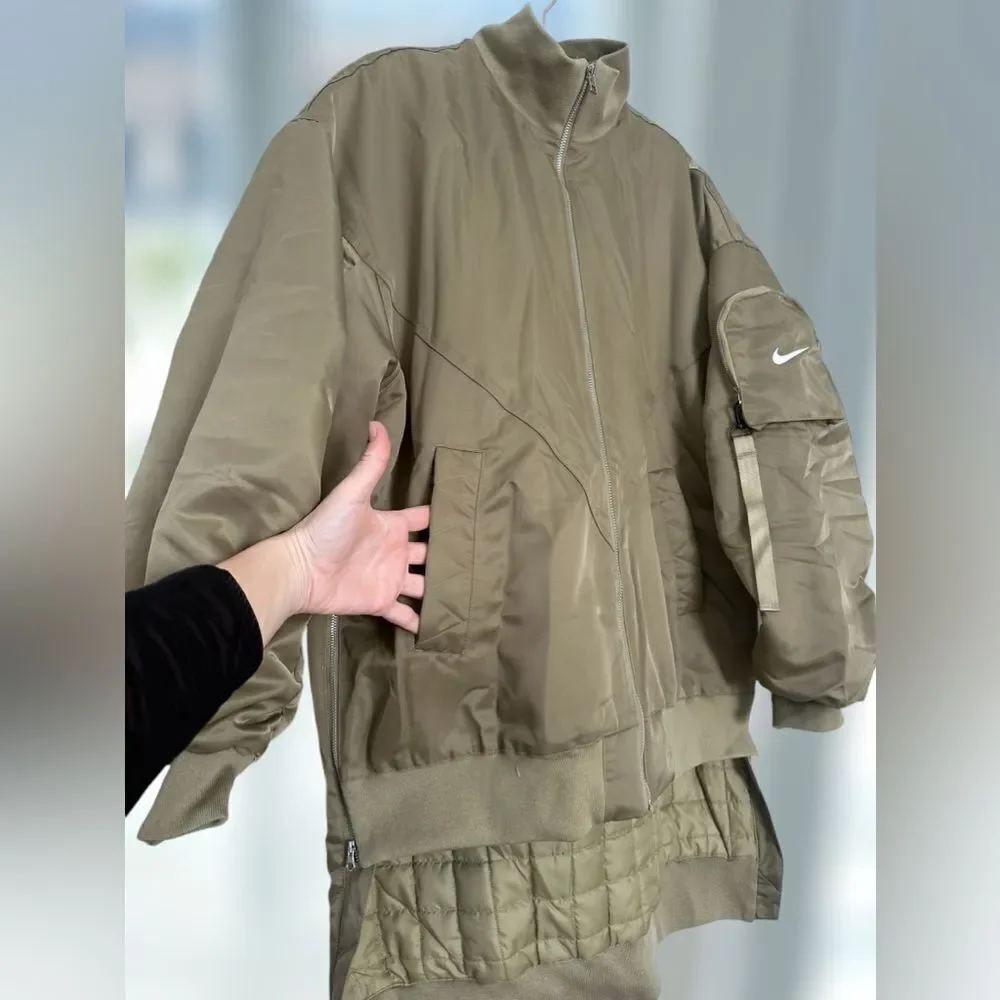 NIKE Insulated Oversized Sportswear Metro Puffer Therma-FIT Parka Jacket Sz L XL - Picture 6 of 15